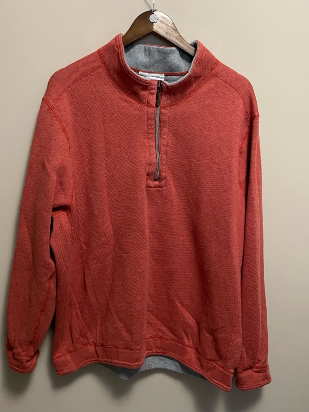 Tommy Bahama Flipshore Reversible Half-Zip Sweatshirt Men’s 2XL